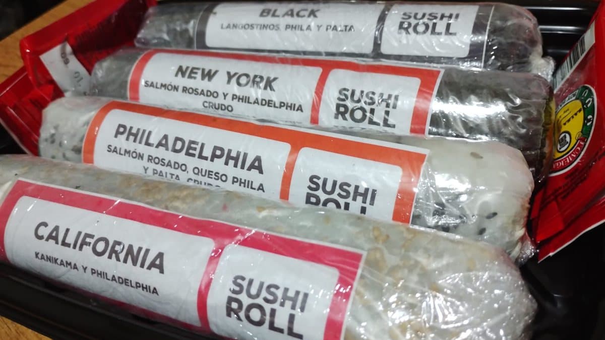 Rolls express envasados, con su etiqueta